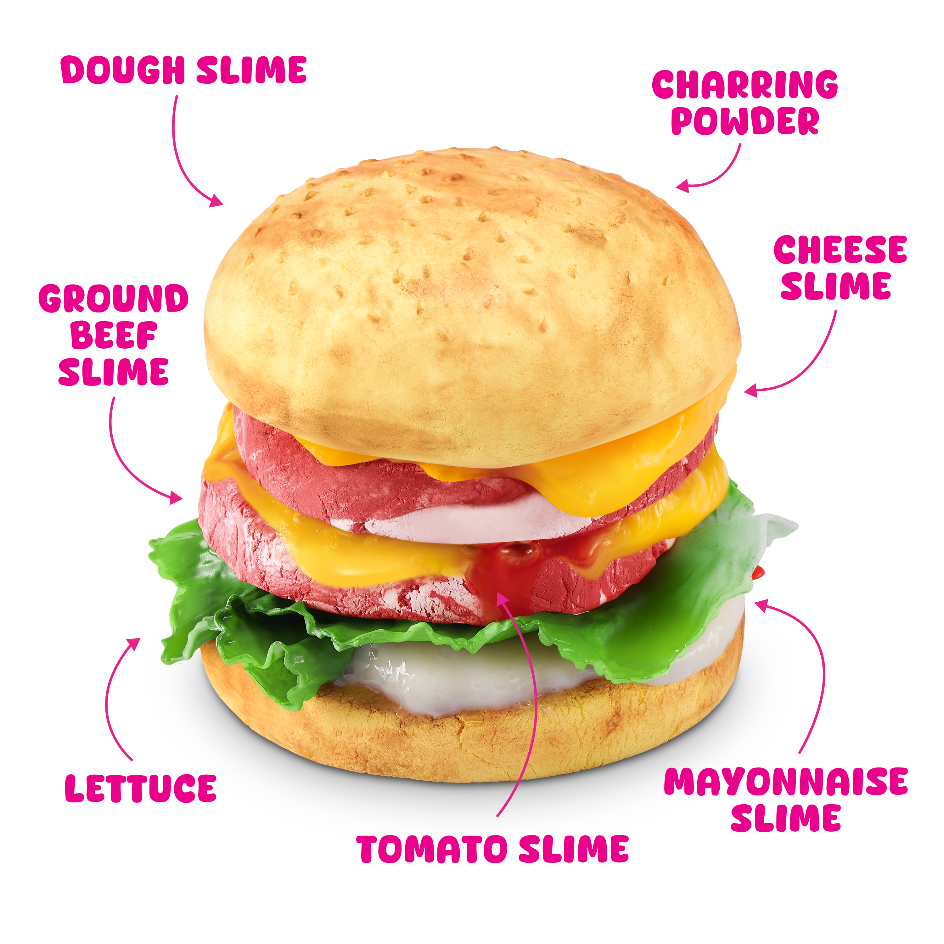 Slime Mart Small Shopping Basket Fast Food