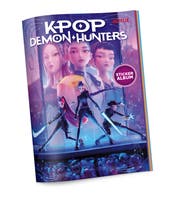 K-Pop Demon Hunters Sticker Album + 2 Blind Bags SE/FI