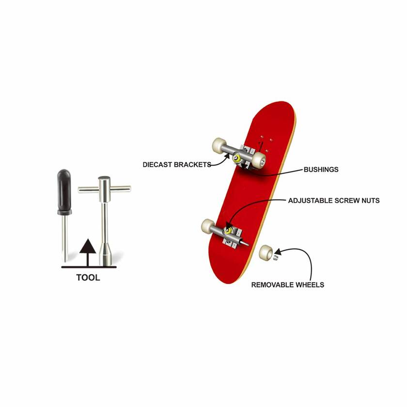 Skills, Finger skateboard 3 pack