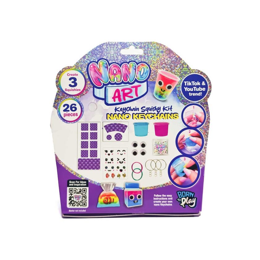 Nano Art, Keychain Squishy Kit