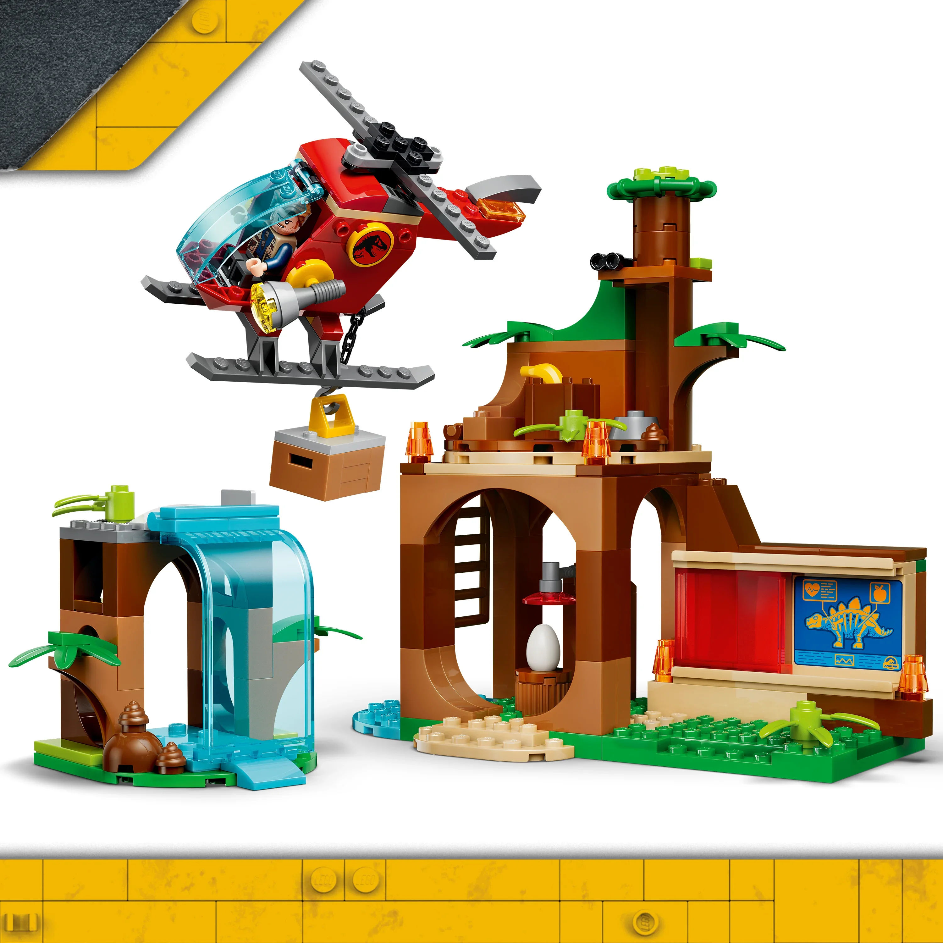 LEGO® Räddning med Velociraptor, Stegosaurus och Pteranodon 77981