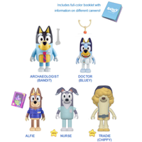 Bluey The Sleepover Figursats 4-pack