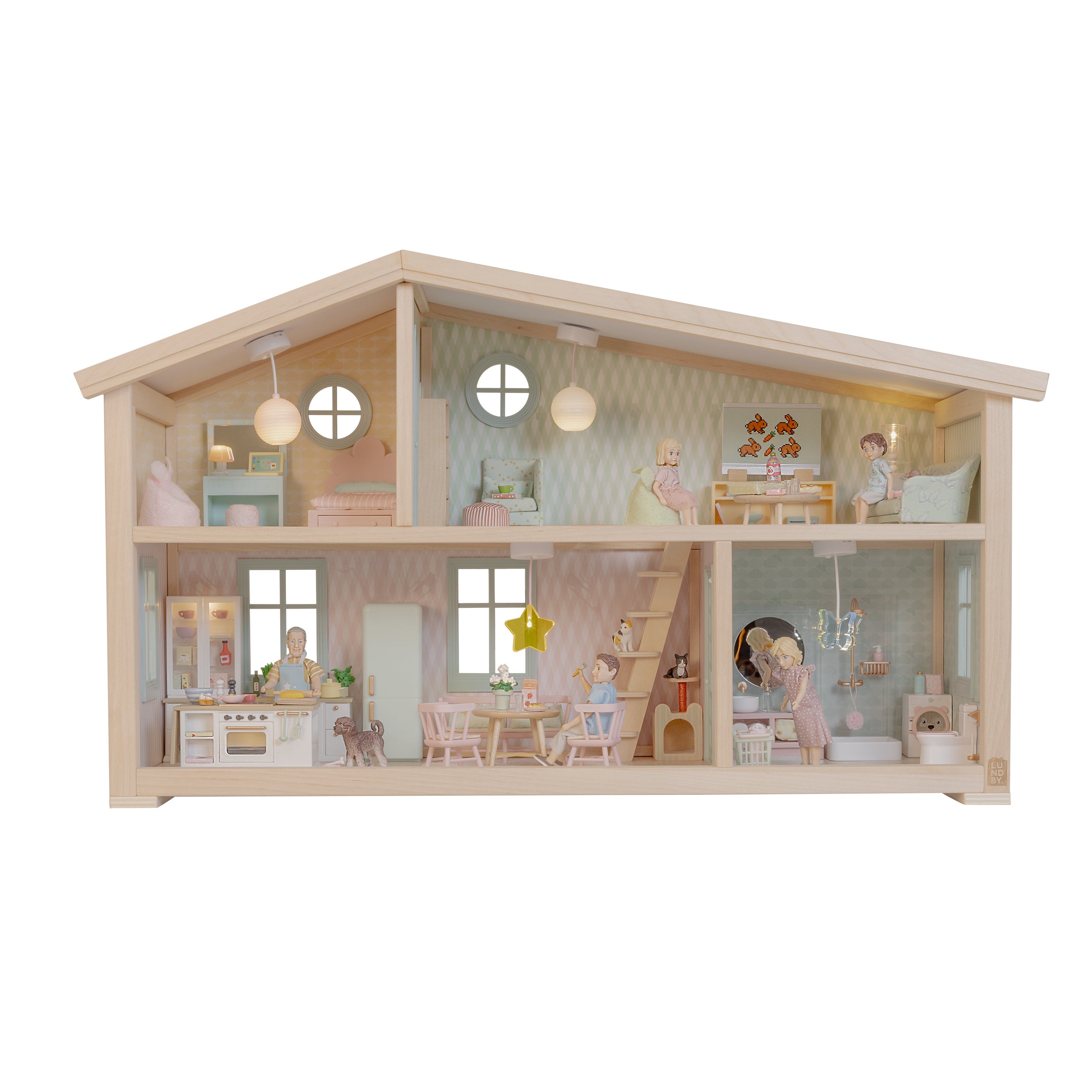 LUNDBY Star House Dockhus i trä