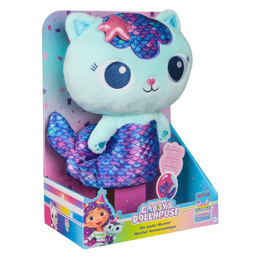 Gabbys Dockskåp – MerCat Deluxe Mjukisdjur, 25 cm