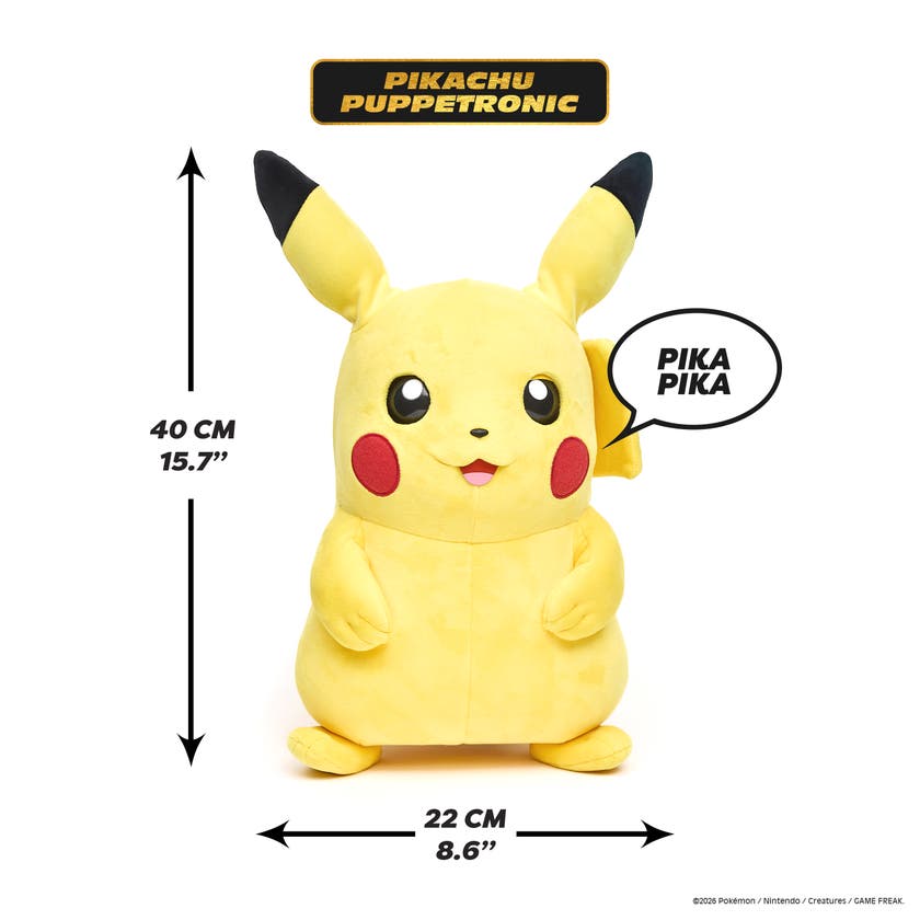 Puppetronic Real FX Pokemon Pikachu 50 cm