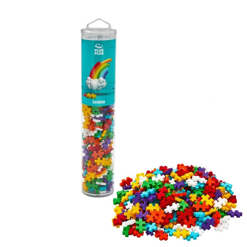 Plus-Plus, Rainbow Color mix / 240 pcs Tube