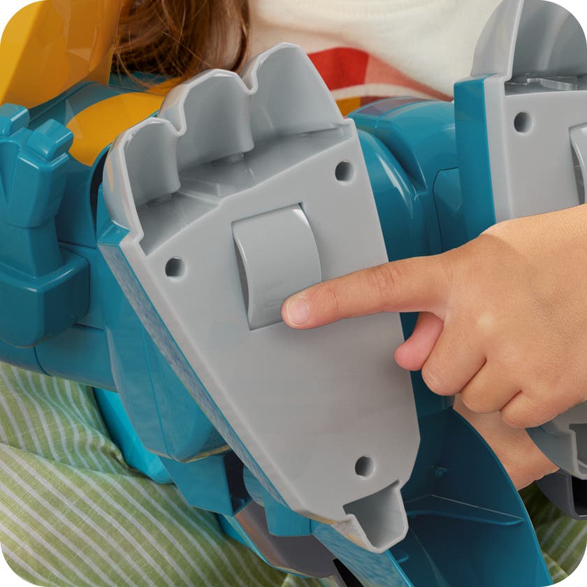 MEGA BLOKS Build & Chomp Dinosaurie med rullande hjul