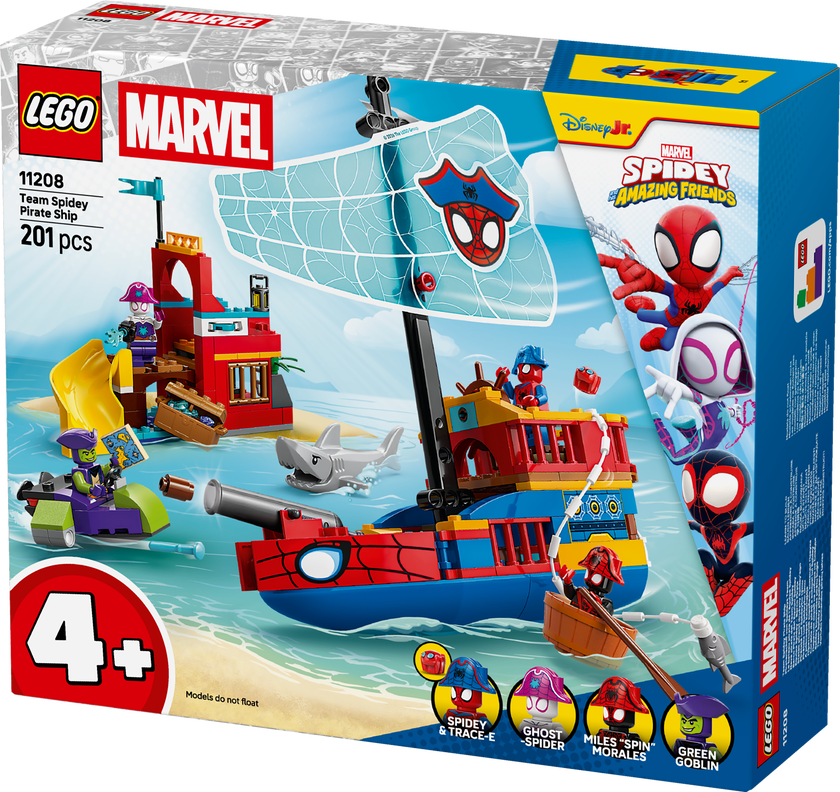LEGO® | Marvel Spidey And His Amazing Friends Team Spideys piratskepp 11208