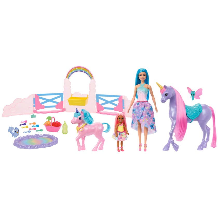 Barbie Unicorn Cuddle & Care Playset