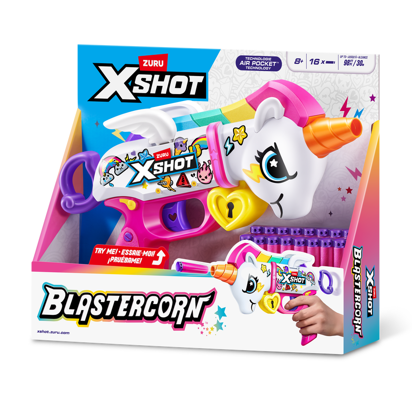 XSHOT Blastercorn Unicorn Heartbreaker