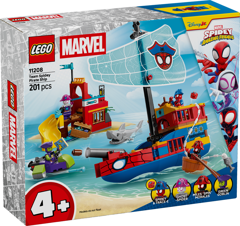 LEGO® | Marvel Spidey And His Amazing Friends Team Spideys piratskepp 11208