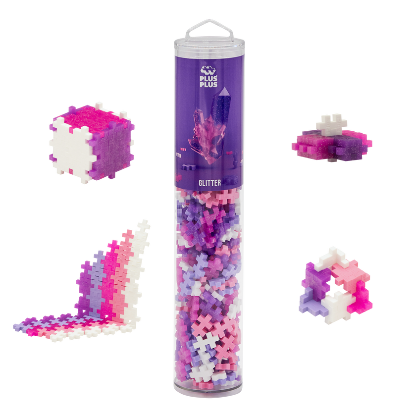 Plus-Plus Glitter mix / 240 pcs Tube