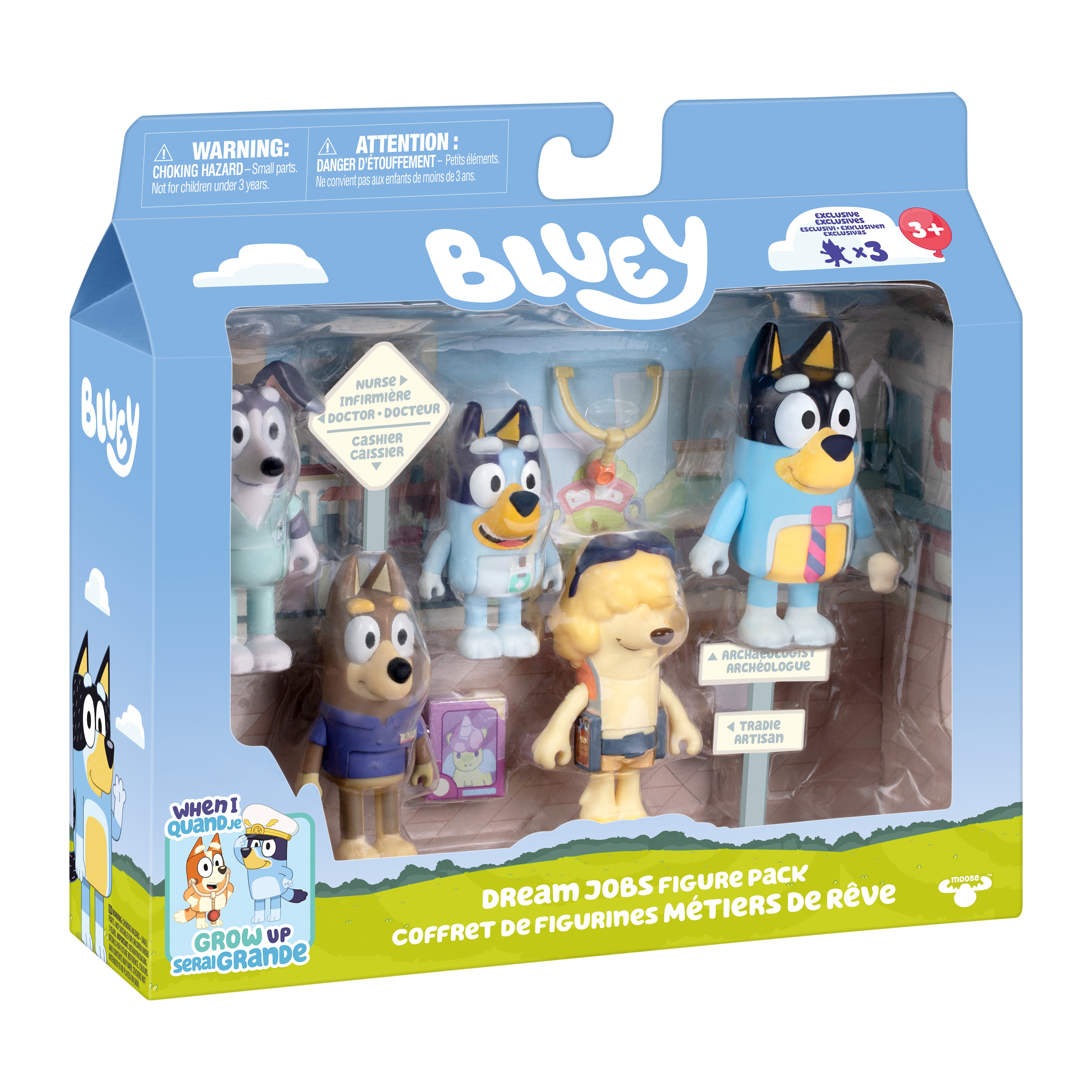 Bluey The Sleepover Figursats 5-pack