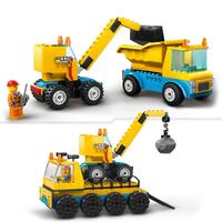 LEGO City 60391, Byggfordon och kran med rivningskula