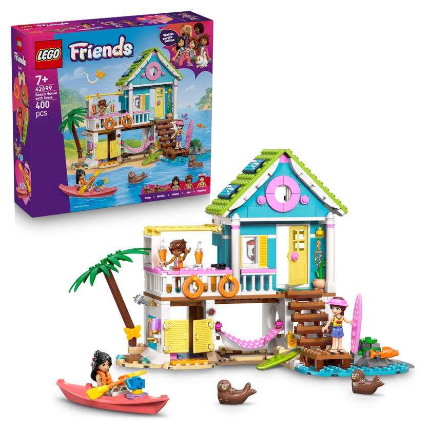 LEGO® Friends Strandhus med sälar Byggset 42699