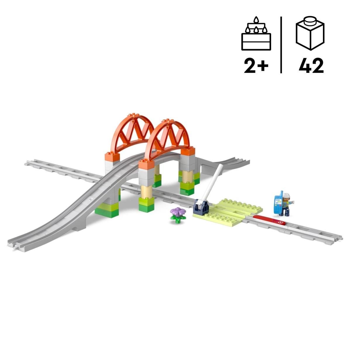 LEGO DUPLO Town 10426, Tågbro och spår – Expansionsset