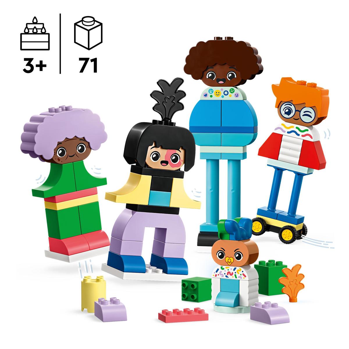 LEGO DUPLO Town 10423, Byggbara människor med stora känslor
