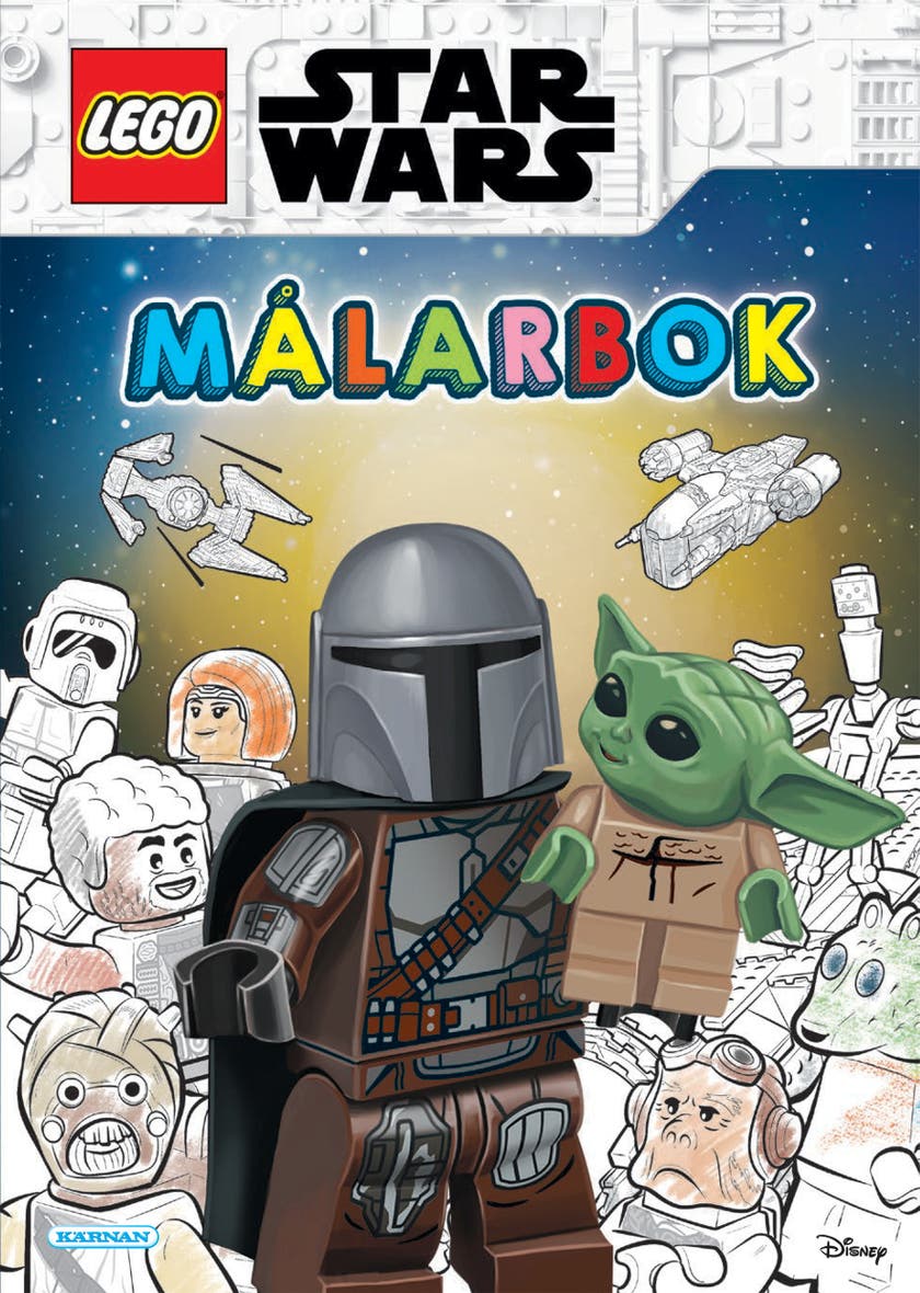 LEGO Star Wars målarbok med 32 sidor