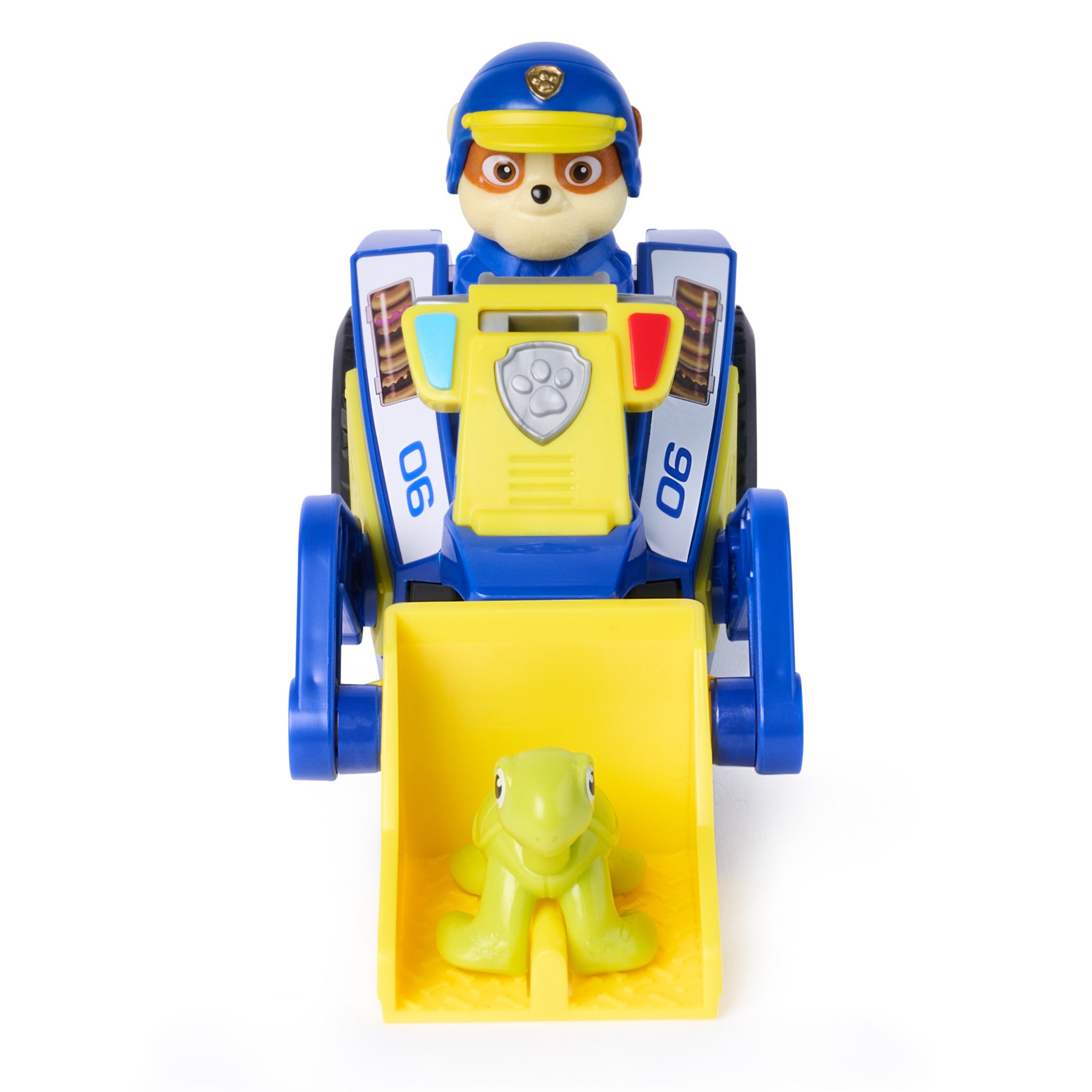 PAW Patrol Rubble Rescue Bulldozer med figur och sköldpadda