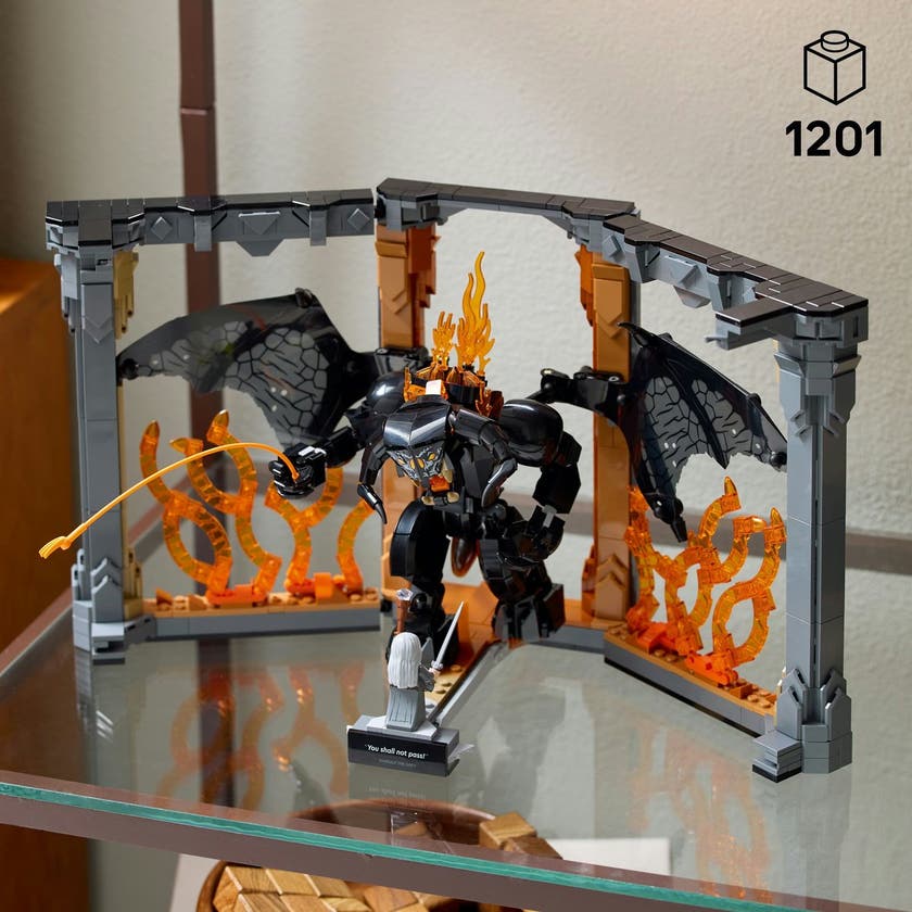 LEGO Icons 10367, Sagan om ringen: bokstöd med Balrog
