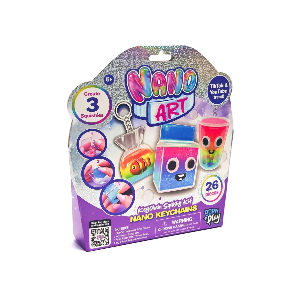 Nano Art, Keychain Squishy Kit