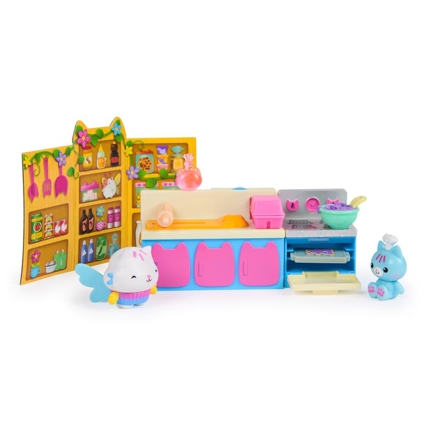 Gabby's Dollhouse Cakey Cat Fairy Kitchen Leksakssats