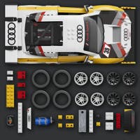 Mattel Brick Shop Elite Series Audi