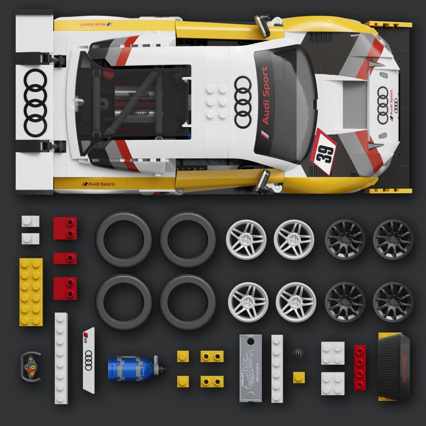 Mattel Brick Shop Elite Series Audi