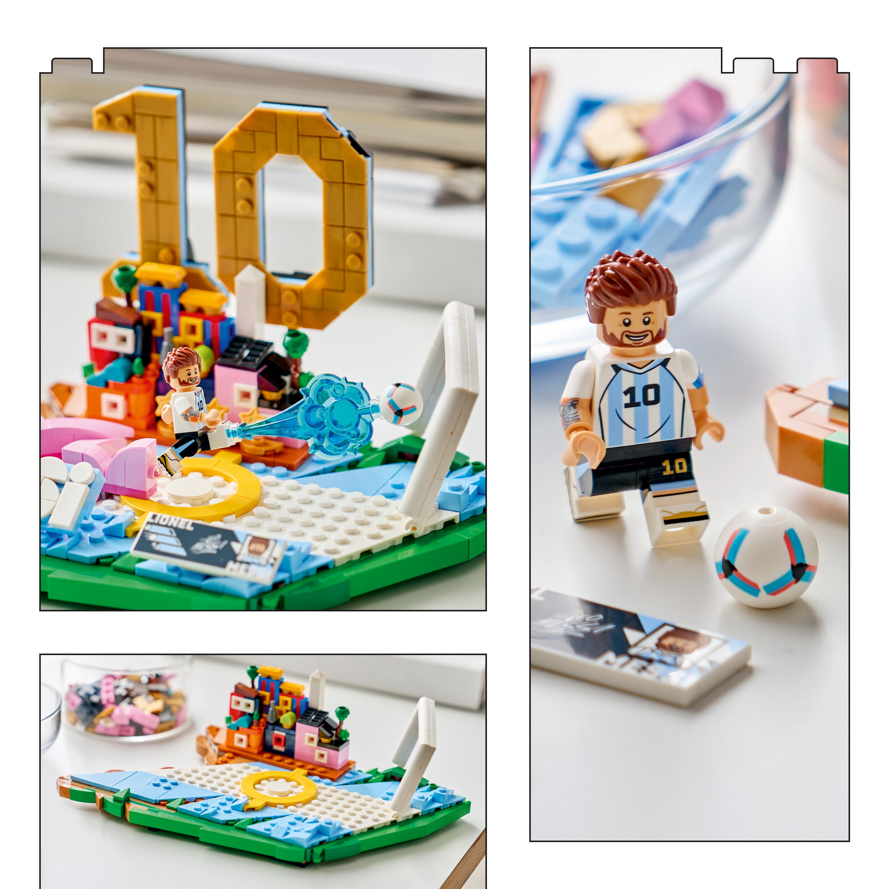LEGO® Editions Lionel Messi – fotbollshöjdpunkter 43011