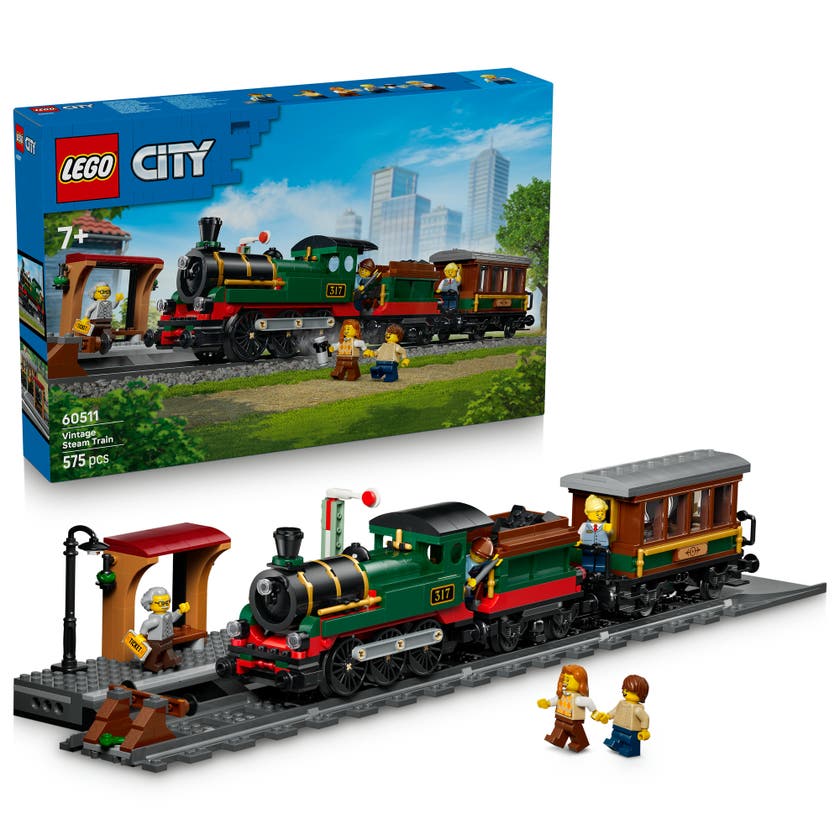 LEGO® City Gammaldags ångtåg – Bygg- och lekset 60511