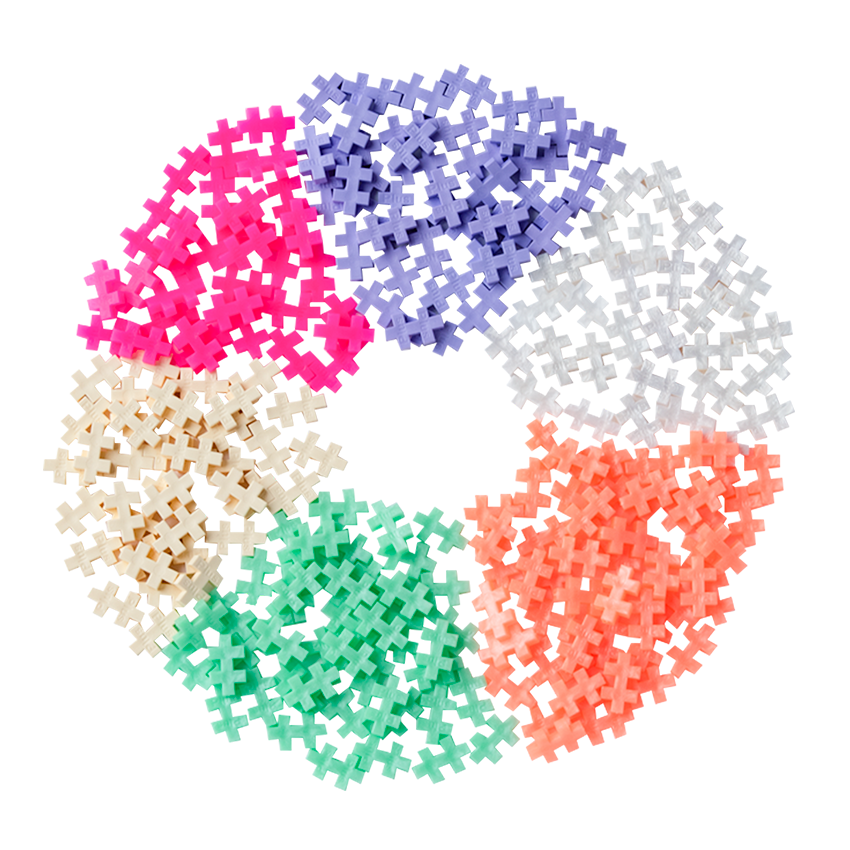 Plus-Plus Pearl mix / 240 pcs Tube