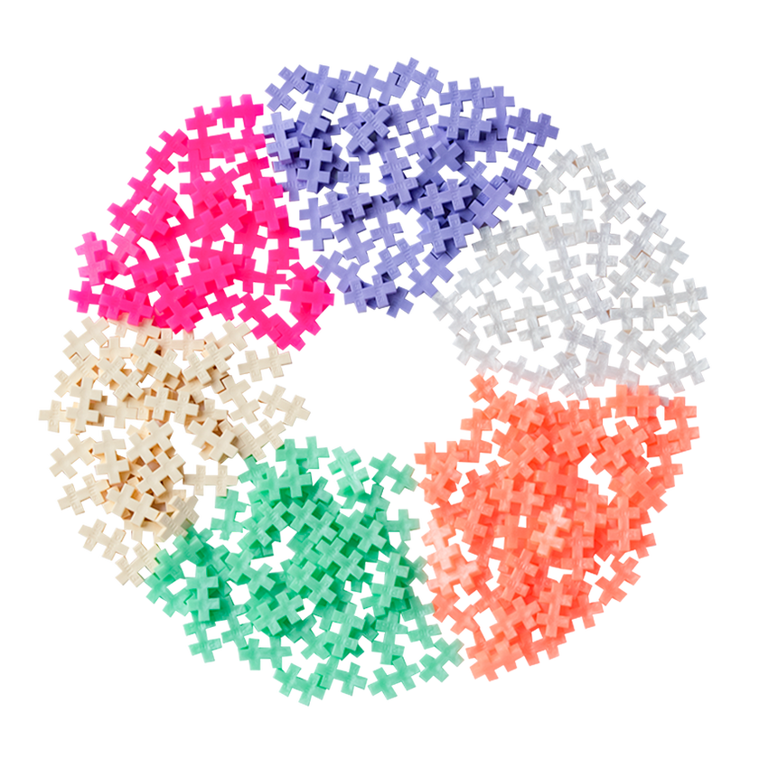 Plus-Plus Pearl mix / 240 pcs Tube