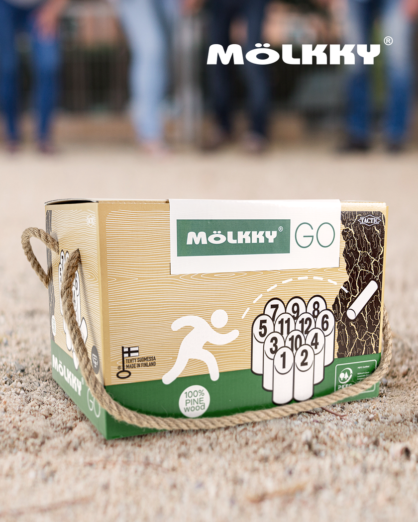 Mölkky Go Refresh, med Original spelpjäser SE