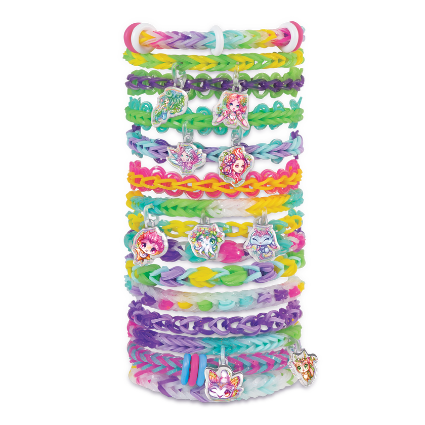 Nebulous Stars Rainbow Loom Armband Set