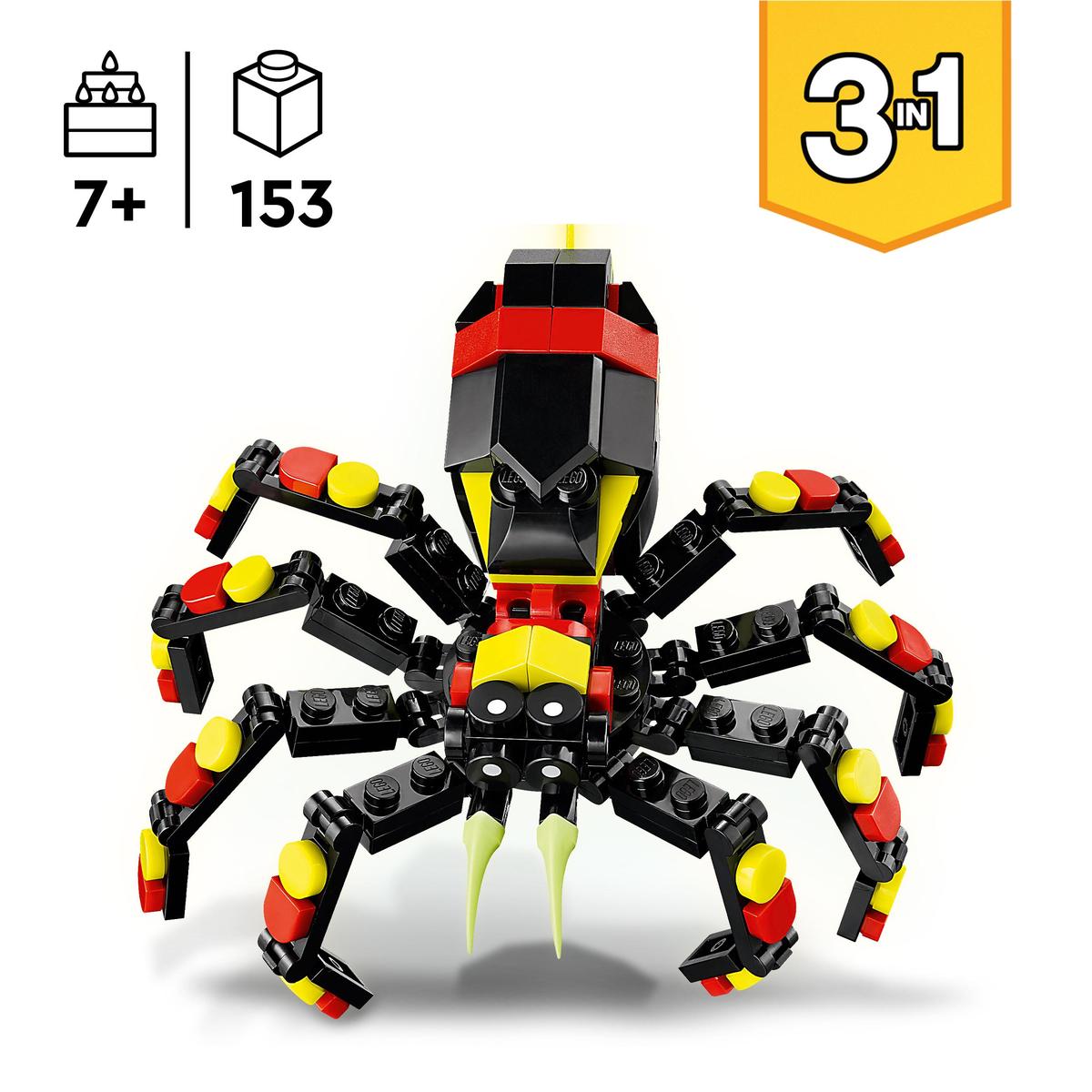 LEGO Creator 31159, Vilt djur: överraskande spindel