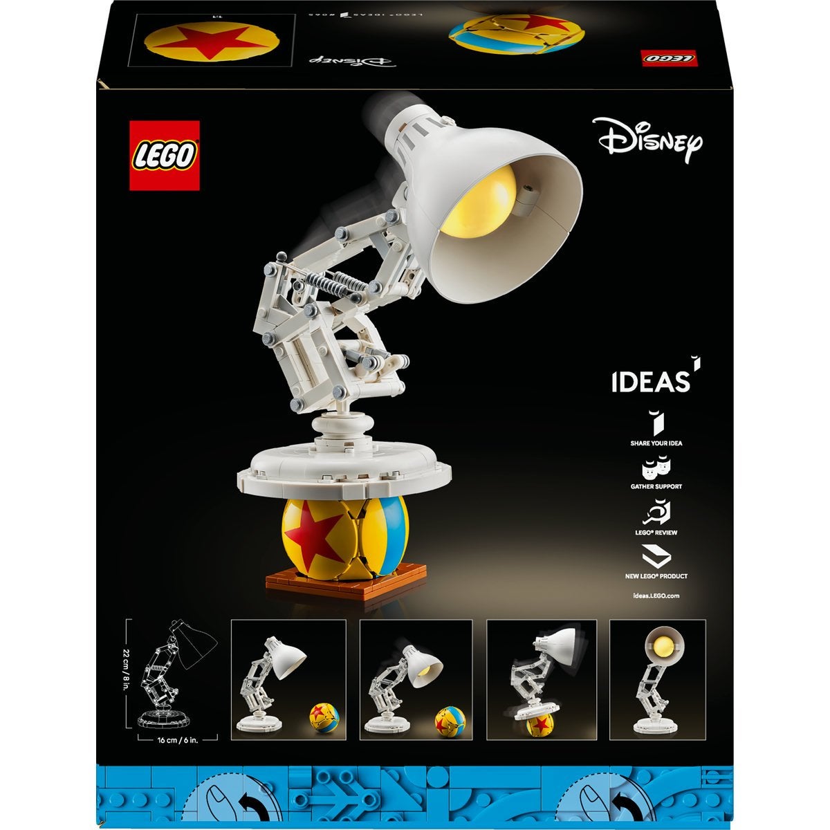LEGO Ideas 21357, Disney Pixar Luxo Jr.