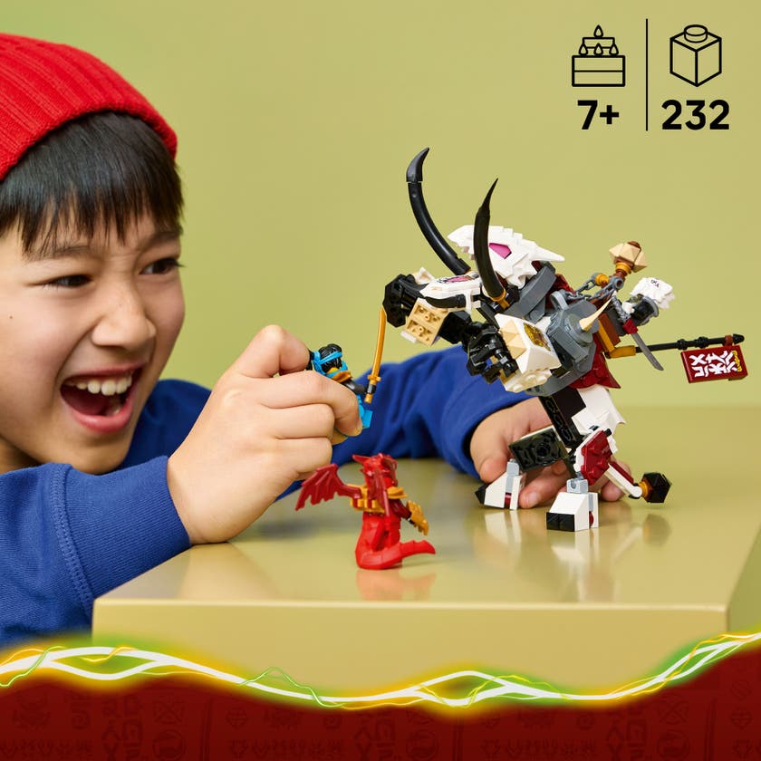 LEGO® NINJAGO® Zilvar och drakodjuret Grimtak 71863