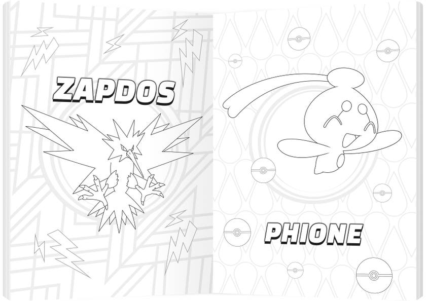 Pokemon-målarbok 24 sidor