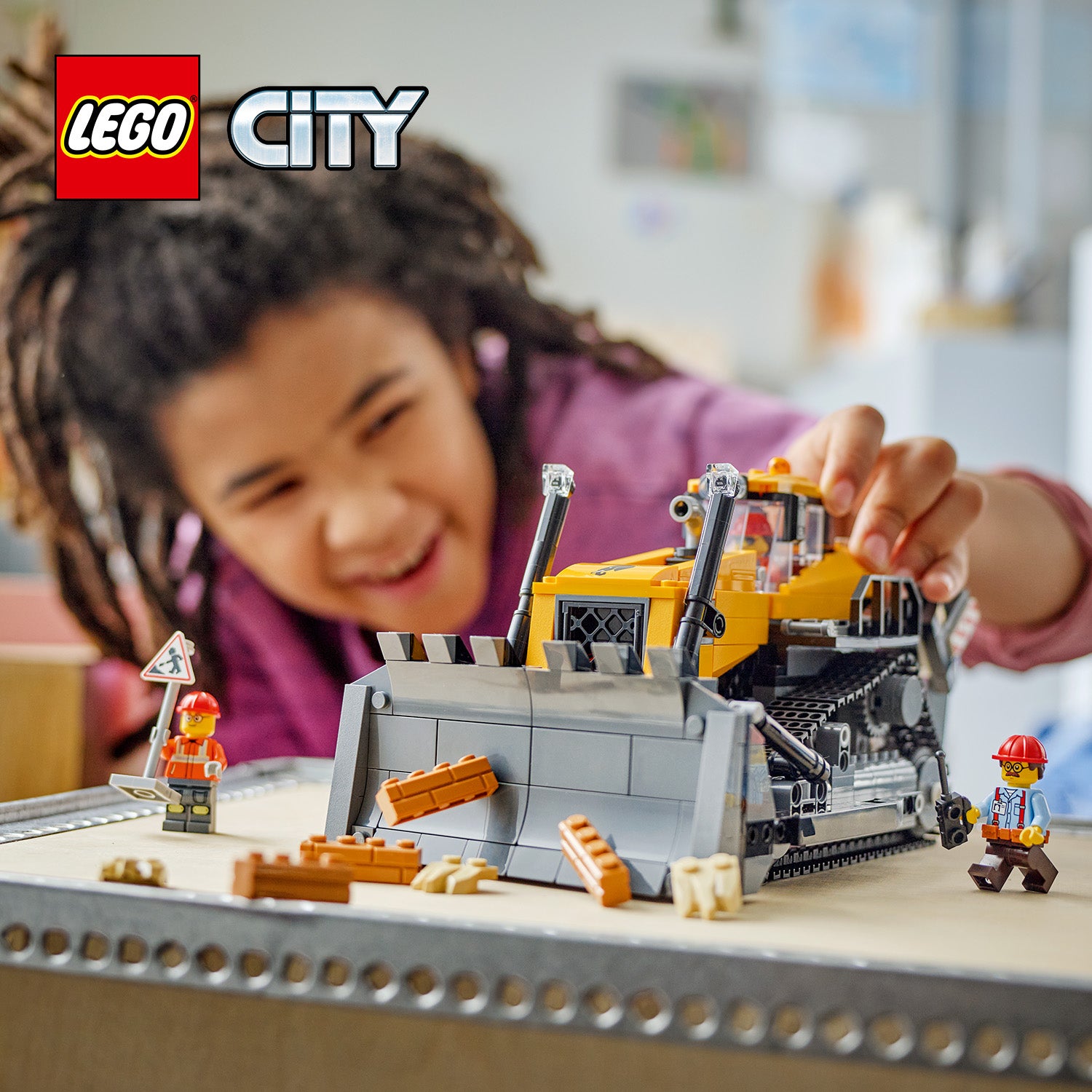 LEGO City 60466, Gul bulldozer