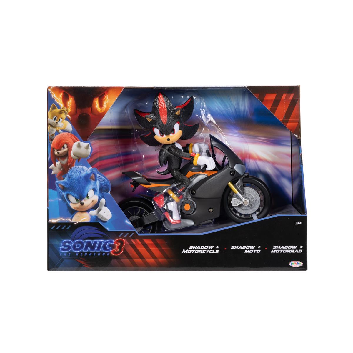 Sonic the Hedgehog 3: Shadow med Motorcykel (13 cm)