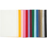 Silkepapir, blandede faregr, 50x70 cm, 14 g, 15x2 ark/ 1 pk