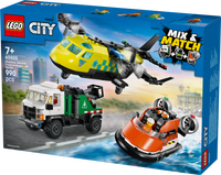LEGO® City Flygplan, servicebil och svävare 60505