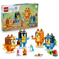 LEGO® Bluey Klossbyggd Bluey och familj Set med leksaksfigurer 11217