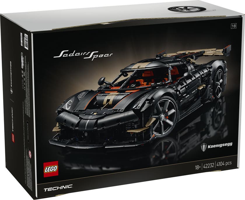 LEGO® Technic Koenigsegg Sadair's Spear Megacar 42232