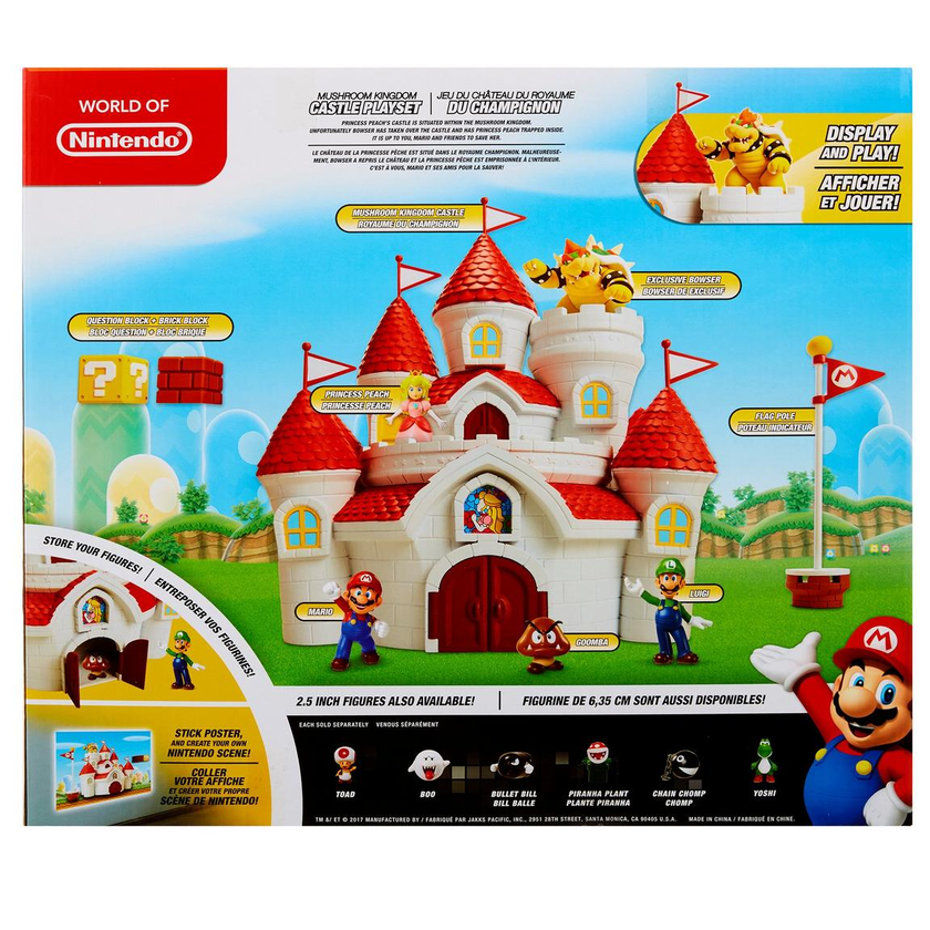 Nintendo Mario Mushroom Kingdom Castle Playset