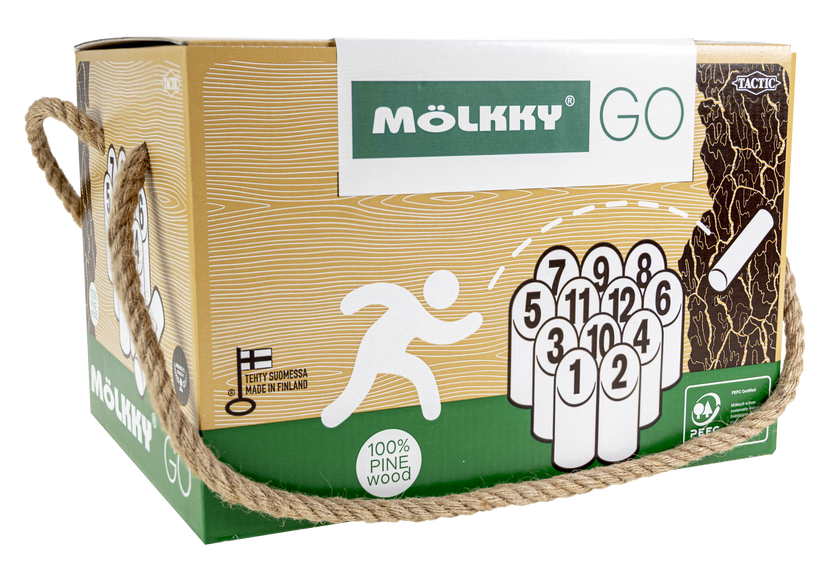 Mölkky Go Refresh, med Original spelpjäser SE