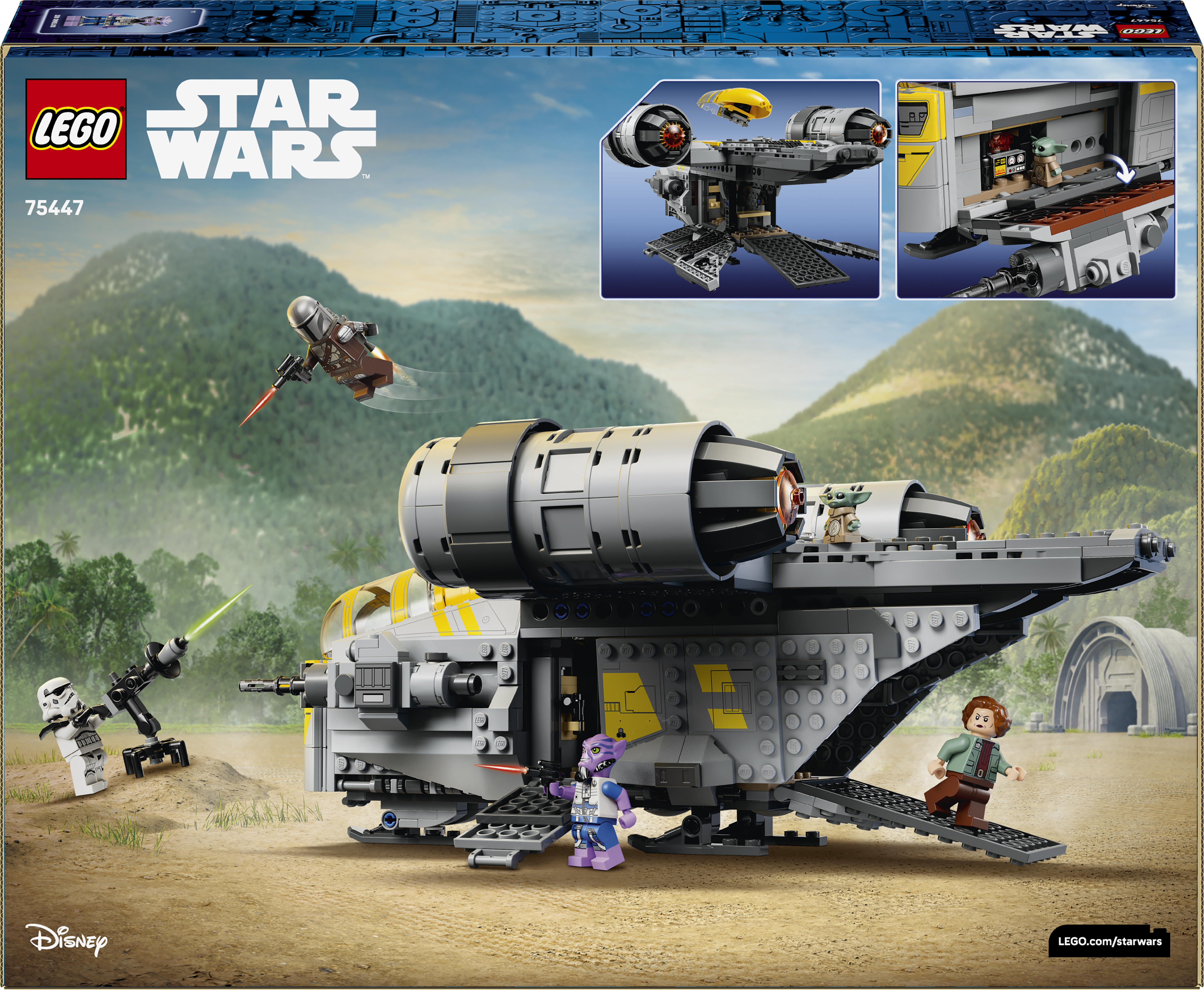 LEGO® Star Wars™ The Razor Crest™ Byggleksak med fordon 75447