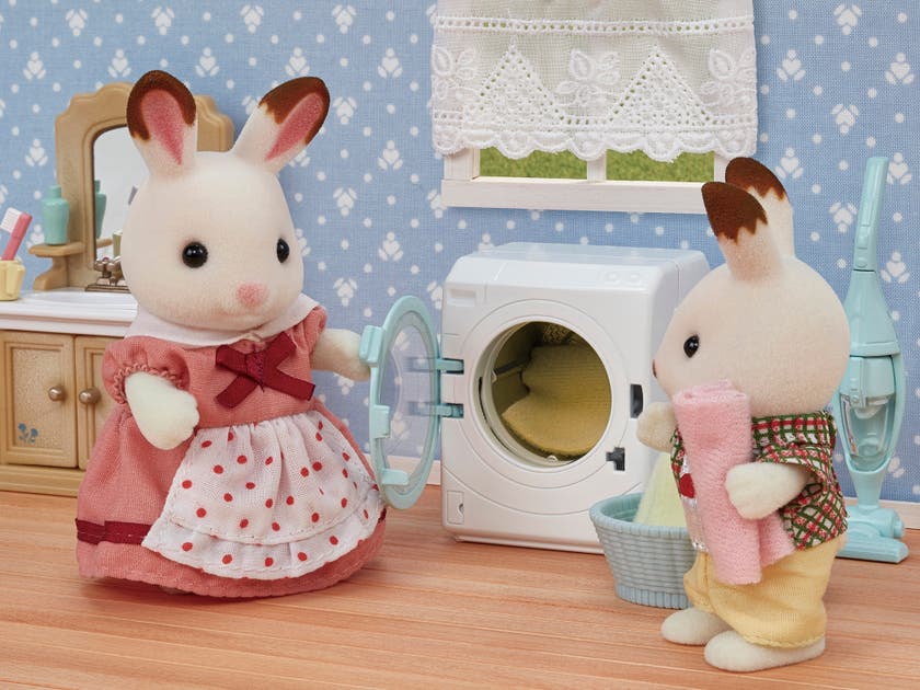 Sylvanian Families - Tvättmaskin & dammsugare