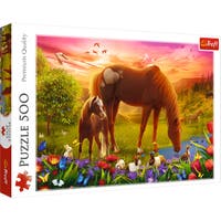 Trefl pussel Horses in the Meadow 500 delar