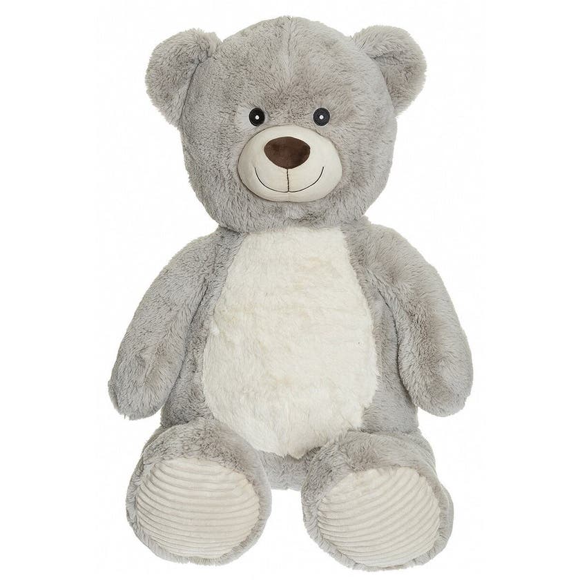 Teddykompaniet, Valle, Grå, Stor 100 cm